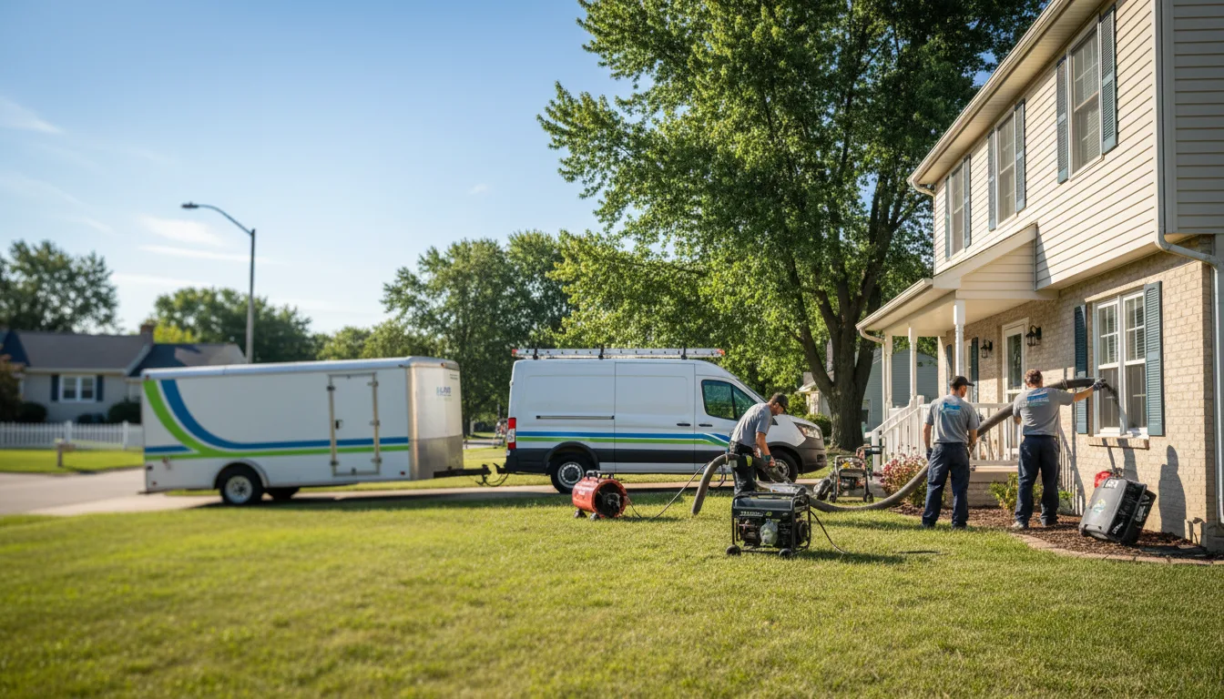 Flooded Basement Restoration And Cleanup With Repair in Superior, IA near me